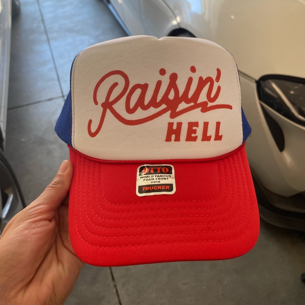 SOLD Raisin Hell Foam trucker hat